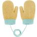 Kids Cute Fox Knitting Gloves | Toddler Winter Thermal Plush Lining Mittens for 1-3 Yrs | Yellow/3D Rabbit Design - Buy Online on GoSupps.com