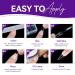 Gelike EC Long Stiletto Nail Tips - 240PCS Clear Full Cover Soft Gel Nails for Salon Extension | Pre-Shaped False Nails for Acrylic & Gel Polish - Buy Online on GoSupps.com