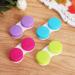 SWETOPQ Colored Contact Lenses Travel Kit - Mini Round Holder & Case for Eyes - Perfect for On-the-Go Lens Care - Buy Online on GoSupps.com