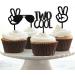 Two Cool 2nd Birthday Cupcake Toppers - Kids Birthday Two Cool Cake Toppers - 8 Pack Two Cool Cupcake Picks - Wooden Two Cool Cupcake Toppers for Baby Shower - Two Cool Sunglasses Cupcake Decorations - Buy Online on GoSupps.com