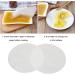 60 Pieces Heat-Resistant Food Oil Absorption Baking Paper - One-Way Round Filter for Frying Soups & Cooking - Buy Online on GoSupps.com