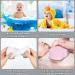 4Pcs Ultra Soft Exfoliating Bath Sponge Set with Sticky Hooks - For Men, Women, Adults, and Children - Reusable Dead Skin Remover - Buy Online on GoSupps.com