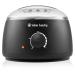 Salon Sundry Portable Electric Hot Wax Warmer Machine for Hair Removal - Black with Clear Lid Black w Clear Lid