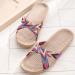 Dressy Summer Flat Strappy Espadrille Sandals for Women - Purple, Size 8 - Buy Online on GoSupps.com