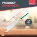 Dental Picks and Floss Sticks - 250pcs Silicone Tooth Floss Brushes for Effective Cleaning - Buy Online on GoSupps.com