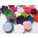 YYCRAFT Pack of 20 Felt Flower Rose 1.5 4D Applique/Bow - Mix Style A - Assorted Colors - Buy Online on GoSupps.com