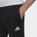 Buy adidas Men's Essentials Fleece Pants - Regular Tapered Fit in Black/White | International Shipping Available - Buy Online on GoSupps.com