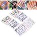 Colorful Butterfly Nail Art Stickers Self-Adhesive Tips DIY Nail Art Design Stencil Fingernail Decorations DIY Nail Art Accessories for Home Nail Salon - Buy Online on GoSupps.com