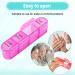 Pill Box 4 Times a Day 7 Days Pill Organiser Box with 28 Compartments Weekly Pill Case for Morning Noon Evening and Bed Time (Cyan) - Buy Online on GoSupps.com