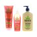 HEMPZ SWEET PINEAPPLE & HONEY MELON BODY MOISTURIZER LOTION  WASH & OIL SET