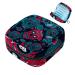 Women bands storage bag menstrual cup pocket girl travel big capacity make-up women bandage organizer day of the day sugar skull rose