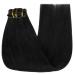 Buy Youngsee Clip in Extensions - Real Black Hair 40cm 120g Remy Glatt - 7 Pieces - Buy Online on GoSupps.com