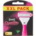 Wilkinson Sword Quattro for Women Razor Blades - 6 Pieces (Pack of 2) | Premium Women's Razors for a Smooth Shave - Buy Online on GoSupps.com