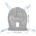 Patient Lift Sling 4 Positions 230KG Capacity Transfer Blanket for Bed Positioning and Lifting Breathable Patient Transfer Sling with 3 Directional Grips for Bariatric Nursing X-Large - Buy Online on GoSupps.com