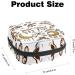 Boho Wild Animal Skull Head Feather Sanitary Napkin Storage Bag - Portable Menstrual Pad Holder for Women - Multicolored - Buy Online on GoSupps.com