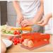 jojofuny 1pc Storage Box Plastic Food Containers Refrigerator Egg Storage Bins Fridge Storage Container Snack Orange 30.3X16CM - Buy Online on GoSupps.com
