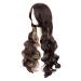 MapofBeauty 32 inch Long Curly Brown & Gold Anime Cosplay Wig with Side Bangs - Perfect for Costume & Dress Up - Buy Online on GoSupps.com