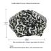 Guinqueen Luxury Shower Hood for Women | 100% Waterproof Reusable & Washable | Fashionable Elastic Shower Cap for Long Curly Hair (Leopard Print) - Buy Online on GoSupps.com