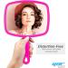 Professional Hand Held Vanity Mirror - Salon Style Makeup Tool with FREE Towel (Pink) - Buy Online on GoSupps.com