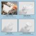 Kunz Packaging 100ml Travel Bottles - 5 Set Silicone-Free Liquid Containers for Aircraft Travel - Buy Online on GoSupps.com