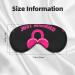 Just Married Print Eye Mask | Unisex Soft Sleep Shade for Travel Yoga & Shift Work - Buy Online on GoSupps.com