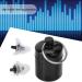 27dB Anti Noise Earplugs for Concerts & Festivals - Premium Hearing Protection with Gel & Filter Technology (Black - Buy Online on GoSupps.com