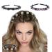 Double-Layered Headbands with Clip - Imitation Diamonds and Pearl | BeautyHair - Buy Online on GoSupps.com