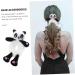 minkissy Giant Panda Head Rope Elastic Hair Band Hair Rubber Hair Elastics Scrunchies Tie Black Tiara Animal Decor Hair Decor Black Trim Black Hair Bands Hair Spray Cute Fabric Miss - Buy Online on GoSupps.com