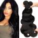 Sego 16 "+18" +20 "3 Bundle 10a Afro Brazilian Virgin Human Hair Bundles Weaven Body Wave 100% unprocessed Brazilian real hair natural black-1