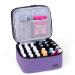 Luxja Nail Polish Carrying Case - Holds 20 Bottles - Portable Organizer Bag for Manicure Set - Purple - Buy Online on GoSupps.com