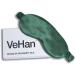 Vehan 100% Pure Natural Mulberry Silk Sleep Mask - Adjustable Strap, Blackout Eye Cover for Sleeping, Travel, Yoga - Dark Green - Buy Online on GoSupps.com