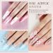 PEACECOLOR 6PC 8G Acrylic Powder Set Clear Pink White Nude Orange Dark Pink Color Collections Professional for Acrylic Nail Extension Carving Nails DIY Nail Art at Home No Lamp Needed XA-46 - Buy Online on GoSupps.com