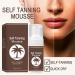 Self Tanning Mousse with Tanning Mitt - Tanning Mousse 100ml - Self Tan Foam - Face & Body Tan Mousse - Fast Drying Tan - Easy Application - Natural-Looking Glow - Buy Online on GoSupps.com