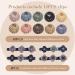 14 Pcs Matte Bird Nest Hair Clips Ponytail Holder Set for Women - Fashionable Hair Accessories - Buy Online on GoSupps.com