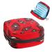 GIAPB Period Bag Sanitary Napkin Storage Bag Period Pouch Travel Makeup Bag Bohemian Feather Red Background Color2112