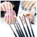7pcs Nail Brushes Set | DIY Nail Smudge Tools & Paint Pens for Manicure Salon Designs - International Shipping Available - Buy Online on GoSupps.com