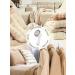 Rechargeable Fabric Shaver | Electric Lint Remover with LED Display & 6 Blades - Perfect for Sweaters Clothes Couch & Curtains - White - Buy Online on GoSupps.com