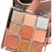 KKPPZ 9 Colors Eyeshadow Palette - Shiny Glitter & Matte Waterproof Makeup Set - Buy Online on GoSupps.com