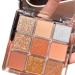 Zhaoci 9 Colors Eyeshadow Palette - Waterproof Glitter & Matte Makeup Set for Long-lasting Look - Buy Online on GoSupps.com