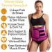 HKDYWTNB Back Brace Lumbar Support Shapewear Compression Invisible Body Shaper Waist Cincher Trainer Corset Tummy Waist Belt Small Purple - Buy Online on GoSupps.com