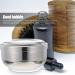 Fomiyes Stainless Steel Shaving Bowl for Men | Deep Size Shaver Foam Mug for Home & Hairdresser | Durable Metal Shaving Soap Bowl - International Shipping - Buy Online on GoSupps.com