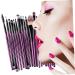 Angoily 20pc Makeup Purple Kit Make-up Tube Shadow Black Eye Toiletry Brush Tool Cosmetic Making Rod - Buy Online on GoSupps.com
