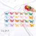 NAISIER Small Butterfly Hair Claw Clips 1.8 inch 24 Pack - Clear Jaw Clips Hair Accessories for Girls and Women - Buy Online on GoSupps.com