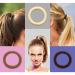 100PCS Brown Cotton Hair Ties - Seamless Thick Elastic Ponytail Holders for Women Kids & Babies | No Crease No Damage - Buy Online on GoSupps.com