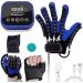 Rehabilitation Robot Gloves Rehab Orthosis Finger Hand Function Rehabilitation Trainer Stroke Hand Rehabilitation Gloves for Arthritis Patients RecoveryRehab Orthosis Blau L-Linke Hand Blau L-Linke Hand