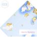 Baby Swaddle Wrap Blanket | Newborn Cotton Swaddling Sleeping Bag 0-3 Months (Ladders Blue) - Buy Online on GoSupps.com