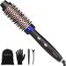 Thermal Brush Blowout 1.5 Inch Heated Round Brush Heated Curling Brush for Curls & Volume Negative Ion Two Settings Rose Gold 02-rose Gold