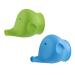 Acorn Baby Silicone Sippy Cup Lids 2pk - Blue/Green Reusable Stretch Lid | Spill Proof | Fits Any Cup - Buy Online on GoSupps.com