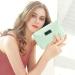 MAANGE Small Green PU Leather Makeup Bag for Women | Travel Cosmetic Pouch with Zipper | Portable & Versatile - Buy Online on GoSupps.com