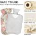 Vintage Floral Hot Water Bottle 2L | BPA Free Cover for Cramp & Pain Relief - International Shipping Available - Buy Online on GoSupps.com